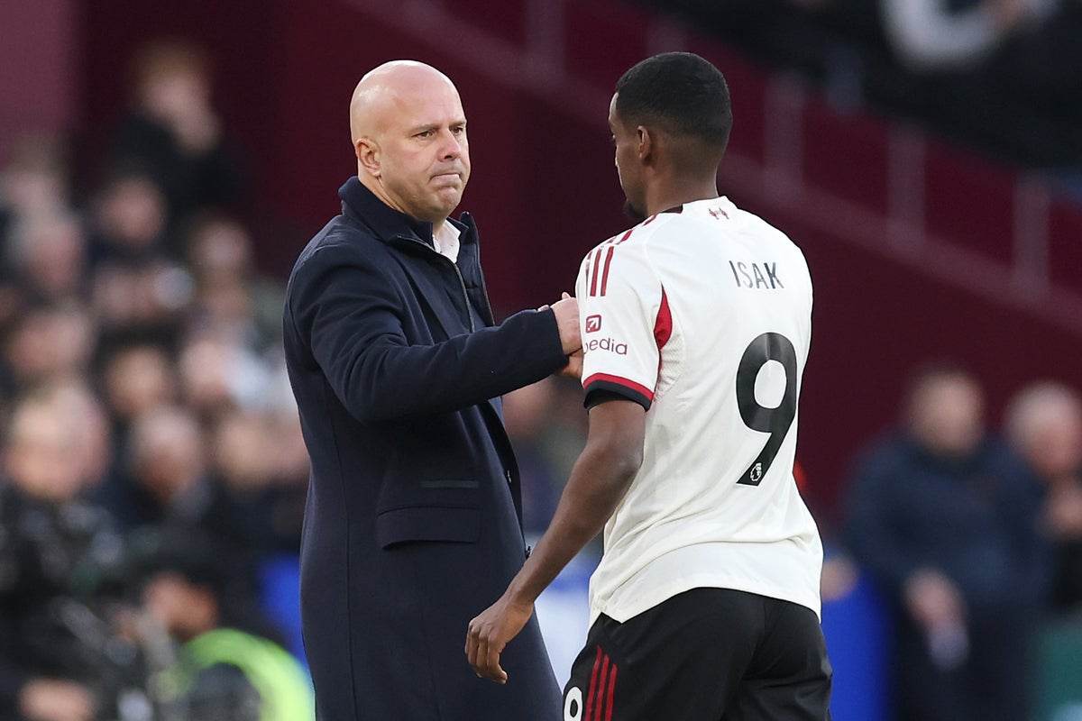 Alexander Isak starts for Liverpool as Everton eyes European push in Merseyside derby