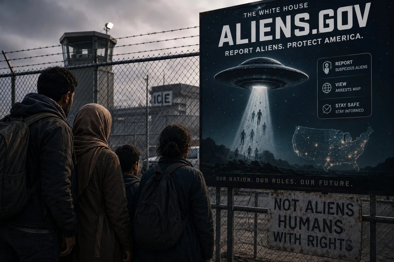 The Sci-Fi Rhetoric and Dehumanizing Framing